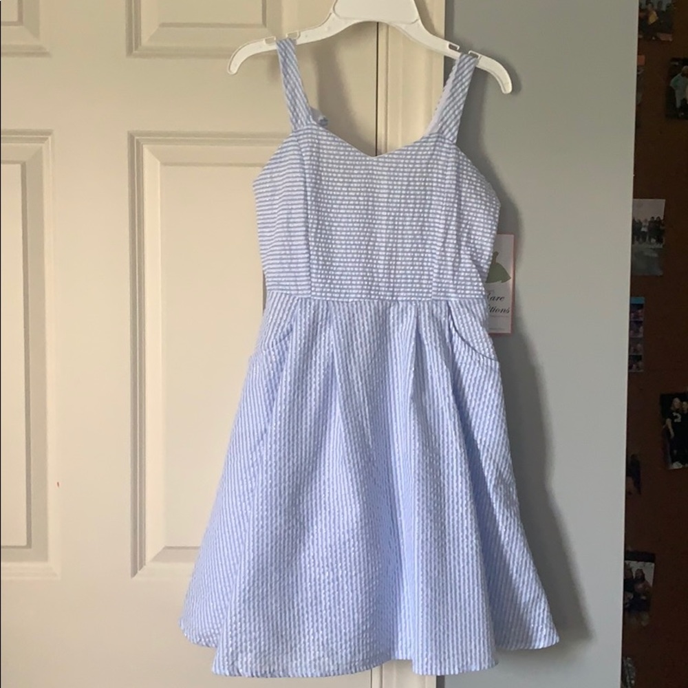 NEW! Girls Blue Party Dress